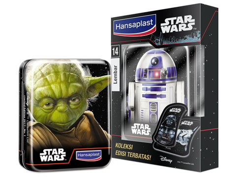 Hansaplast Star Wars packaging
